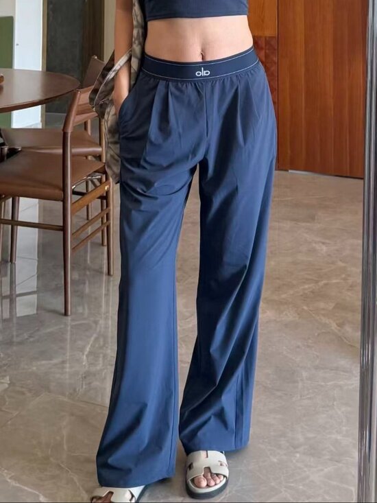ALO Yoga Pants - Brand new 💙🎐ALO  Yoga Navy Blue  Suit Up Trouser（ Regular 30-inch inner seam ）
